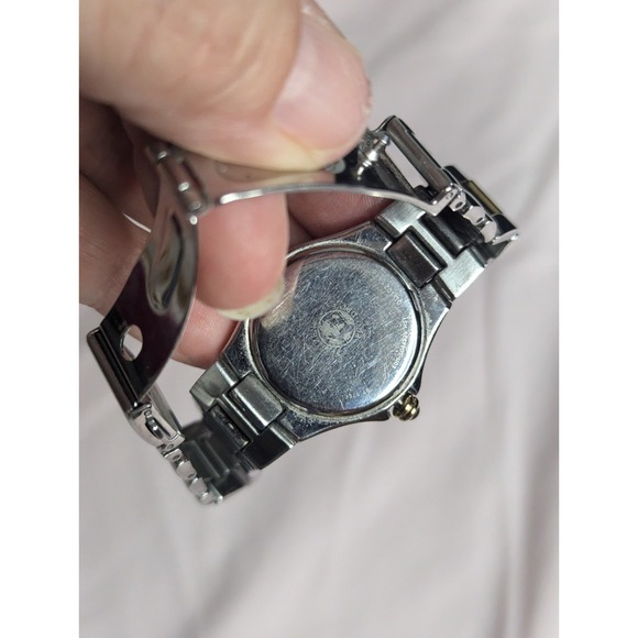 WORKING Citizen Eco-drive‎ Diamond accent 2 tone Womens mother of pearl Watch